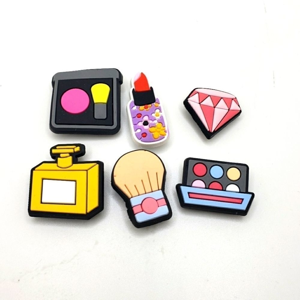 makeup and perfume glam squad Shoe charms crocs pins